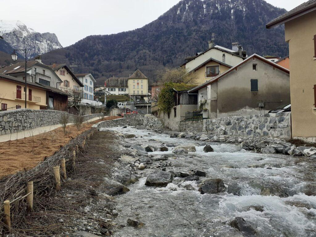 Travaux de la Morge à Saint-Gingolph