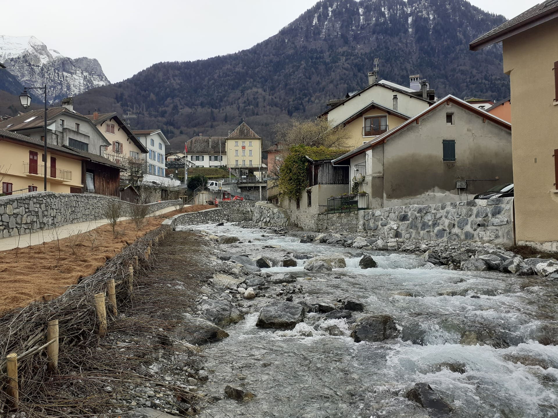 Travaux de la Morge à Saint-Gingolph